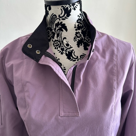 Arista light weight lavender pullover jacket, like new condition - Picture 3 of 5